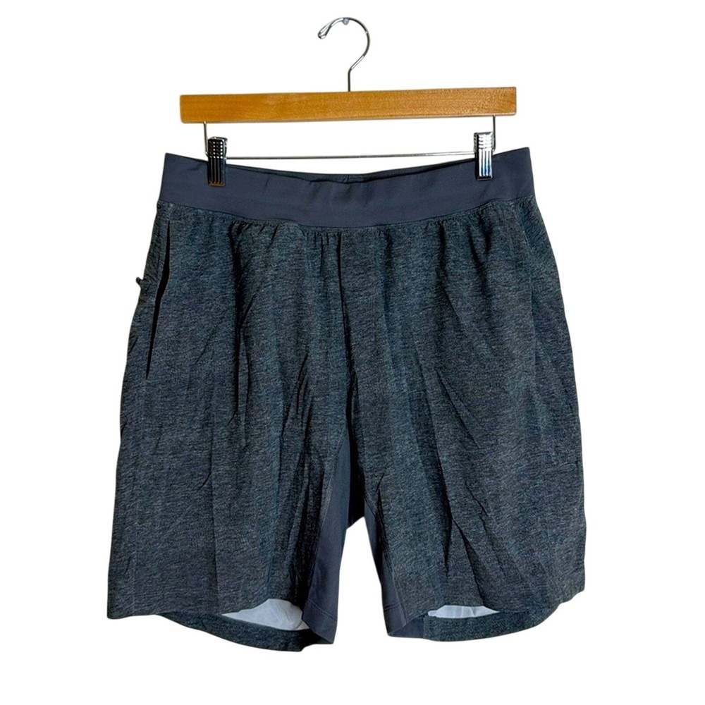Lululemon Pace Breaker Short 9" Mens Heather Gray Gym Workout Size Large